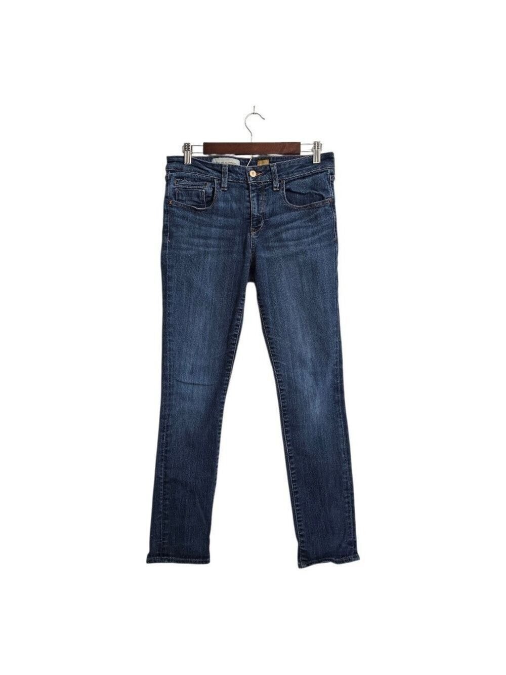 Pilcro and The Letterpress Mid-Rise Straight Tapered Ankle Length Jeans Sz 30